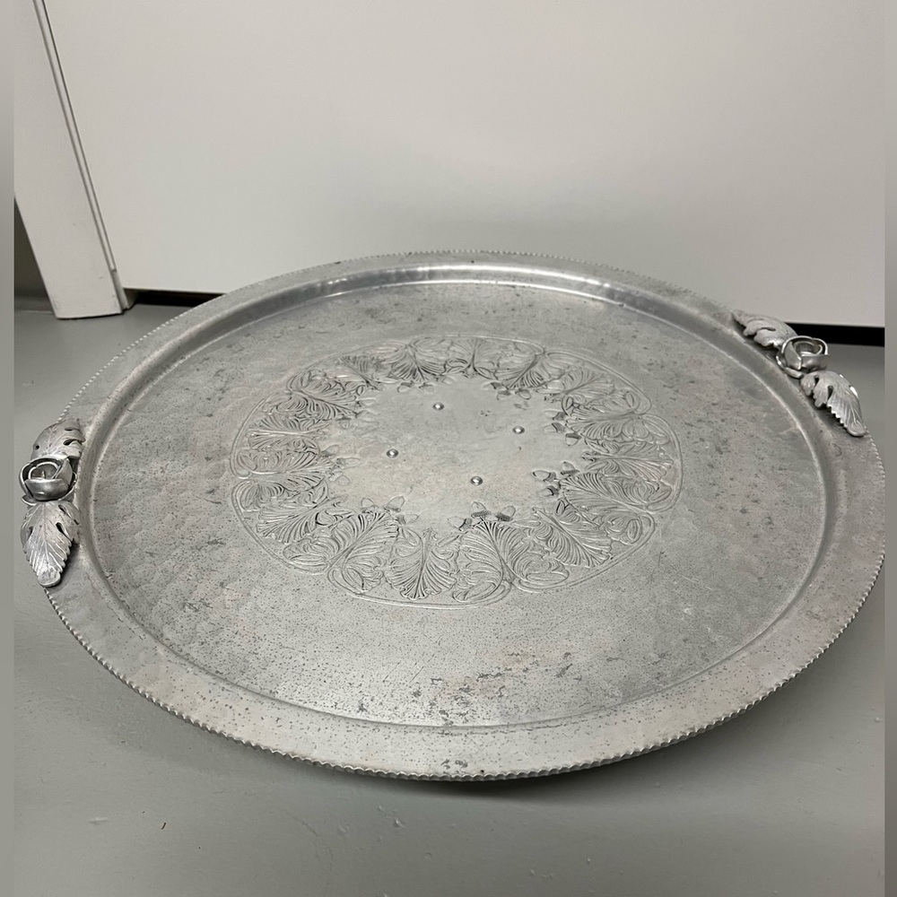 Vintage Trade Continental Hand Wrought Lazy Susan #518